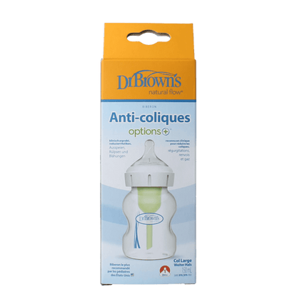 Dr. Brown's Options+ brede halsfles 150ml 1 Stuks - DrogistWereld