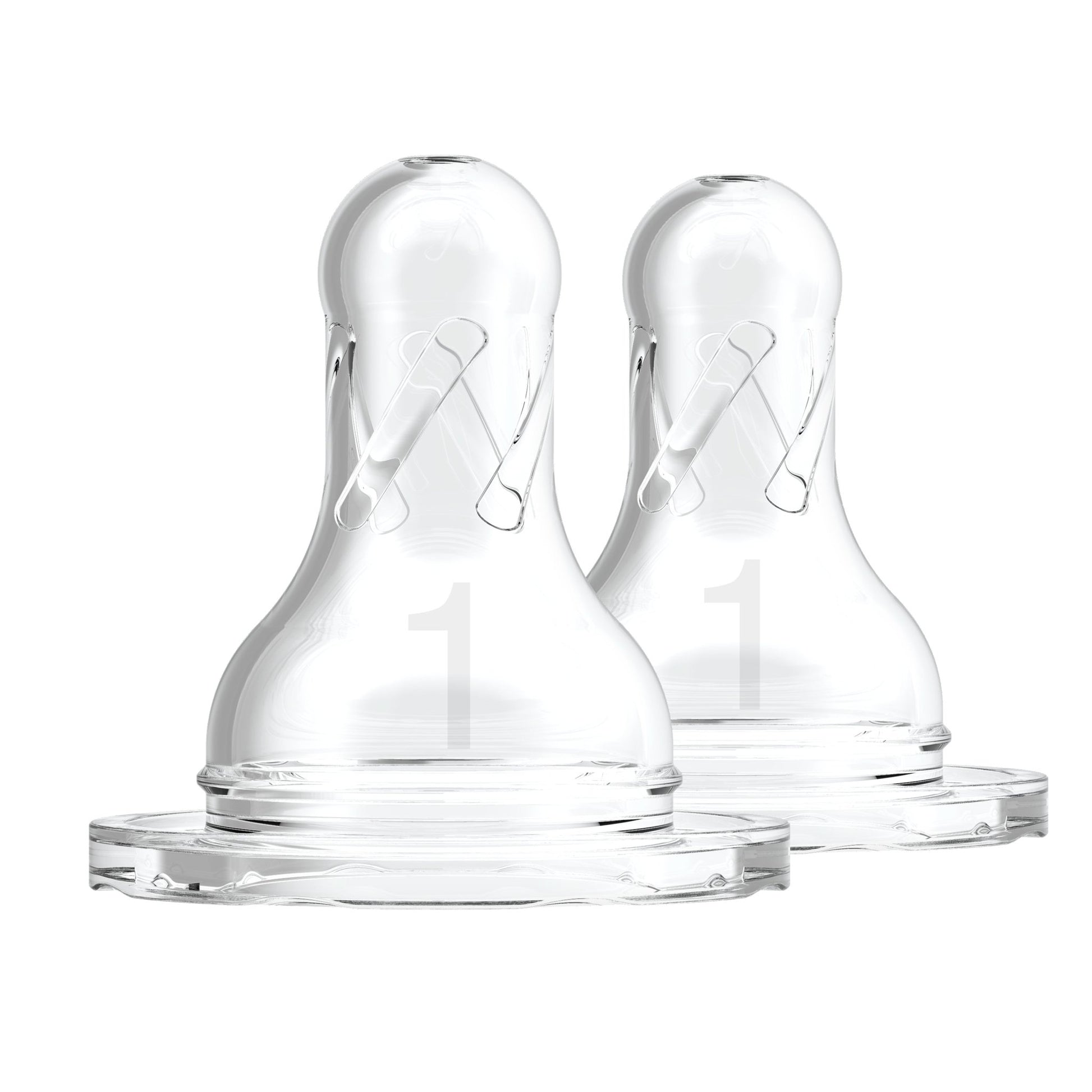 Dr. Brown's Speen standaard hals fles fase 1 2 Stuks - DrogistWereld