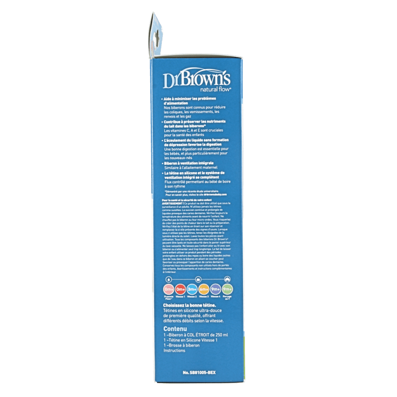 Dr. Brown's Standaardfles 250ml BPA - vrij 1 Stuks - DrogistWereld
