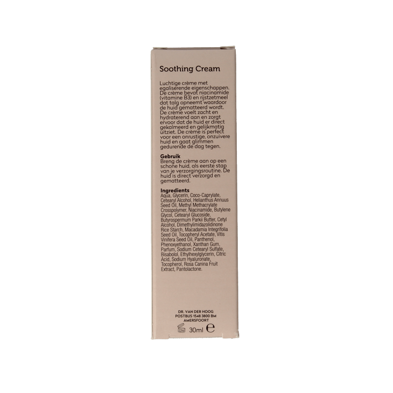 Dr. van der Hoog Clear soothing cream 30 Milliliter - DrogistWereld
