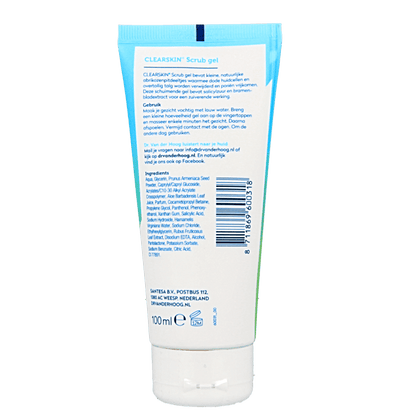 Dr. van der Hoog Clearskin scrub gel tube 100 Milliliter - DrogistWereld