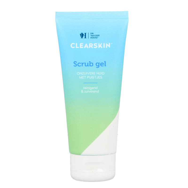 Dr. van der Hoog Clearskin scrub gel tube 100 Milliliter - DrogistWereld