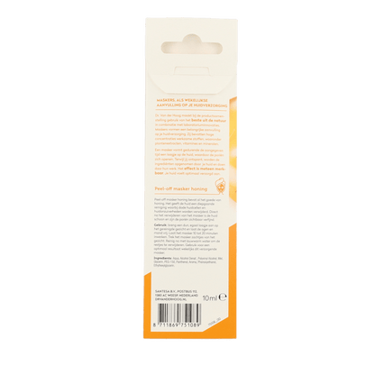 Dr. van der Hoog Peel off masker honing 10 Milliliter - DrogistWereld