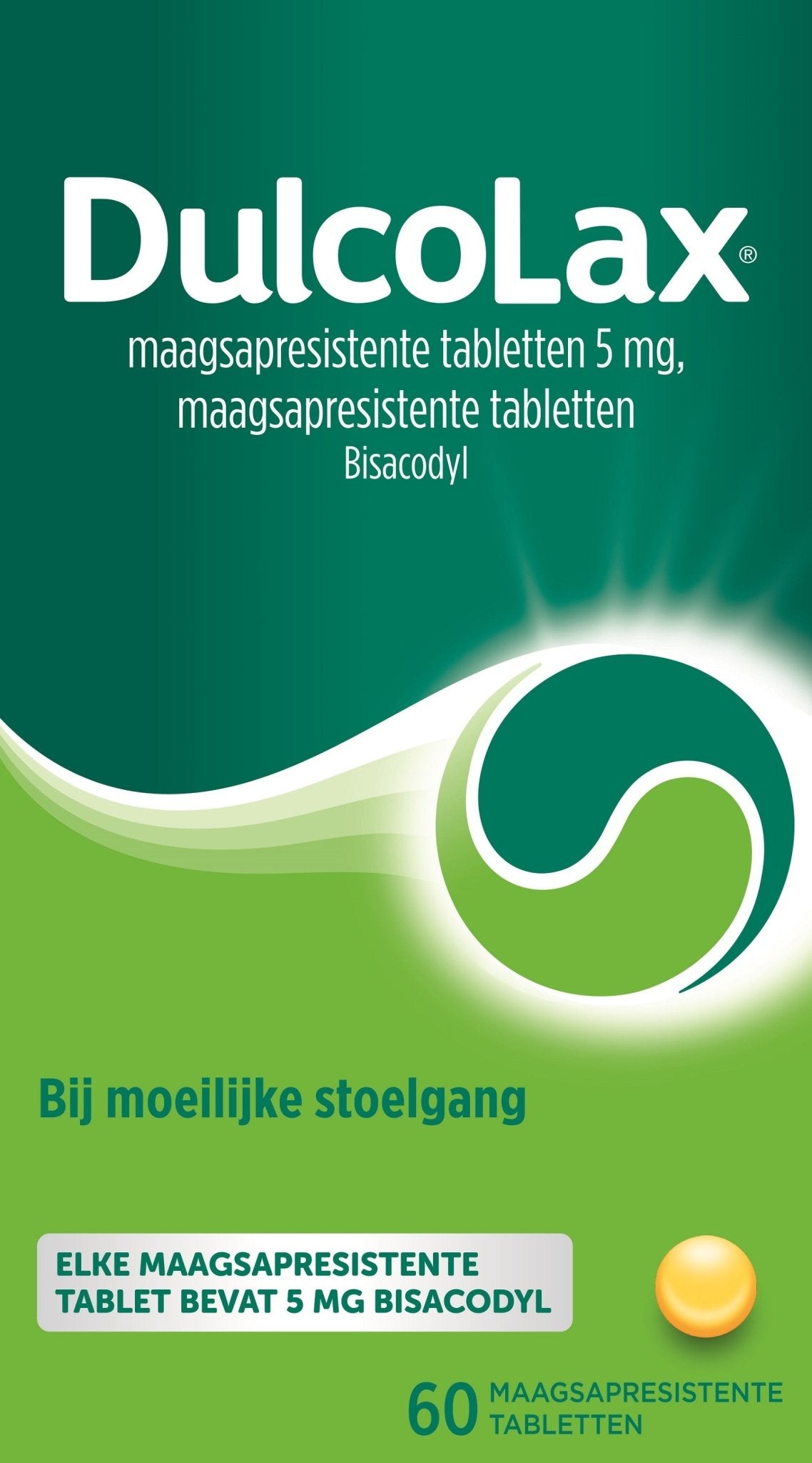 Dulcolax Bisacodyl 5mg 60 Tabletten - DrogistWereld