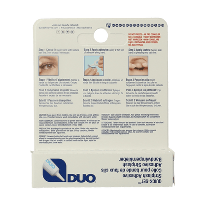 DUO Quickset striplash adhesive white/clear 7 Gram - DrogistWereld