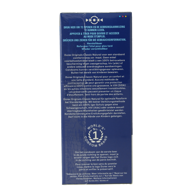 Durex Classic natural 20 Stuks - DrogistWereld