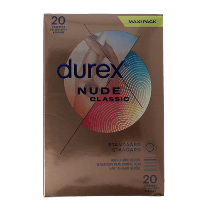 Durex Nude condooms 20 Stuks - DrogistWereld