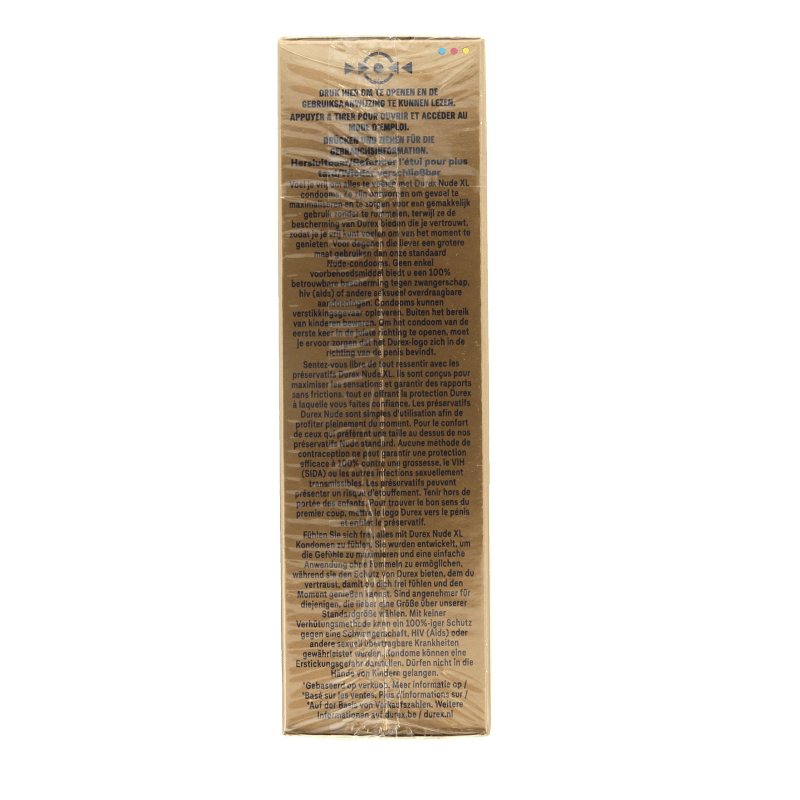 Durex Nude XL condooms 10 Stuks - DrogistWereld