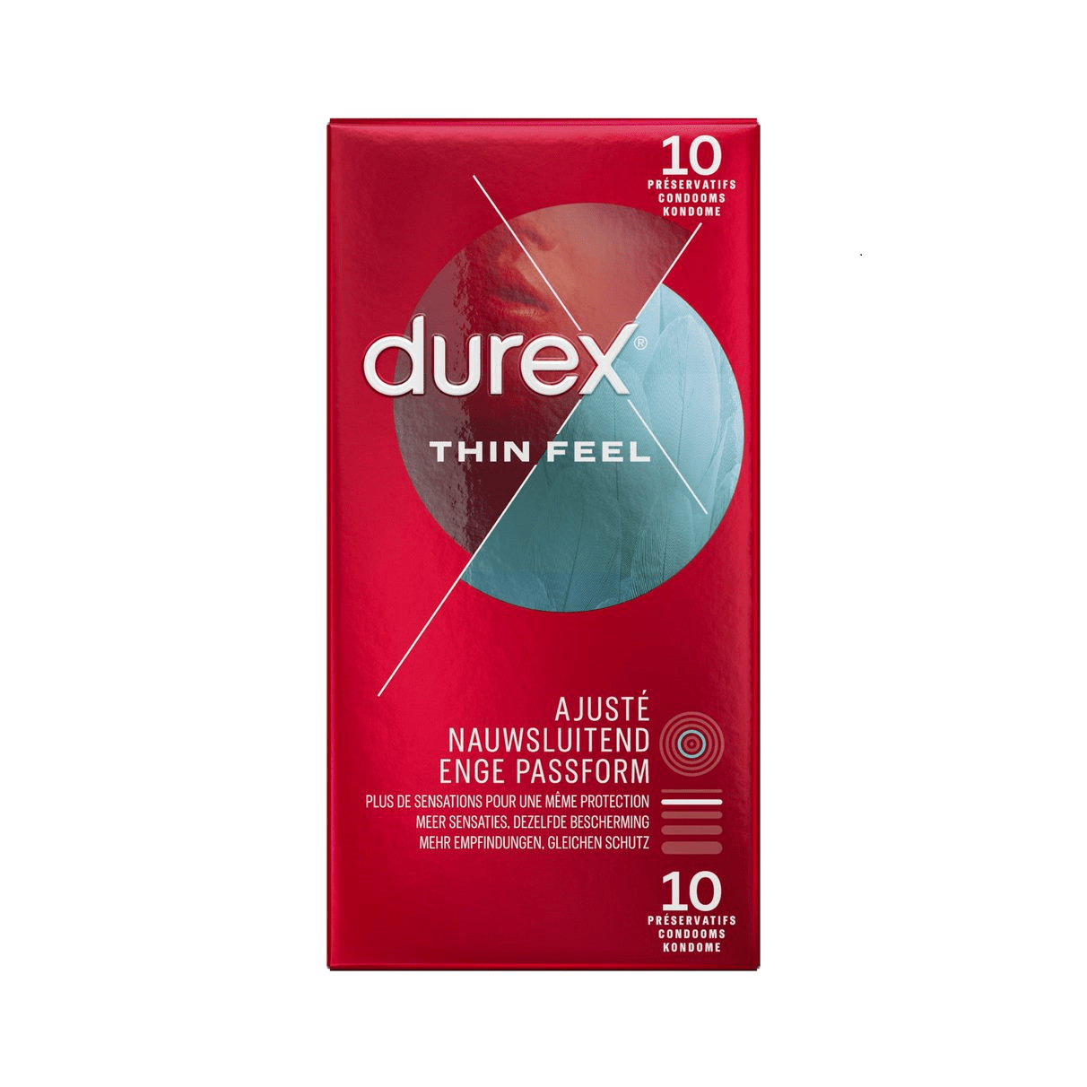 Durex Thin feel close fit 10 Stuks - DrogistWereld