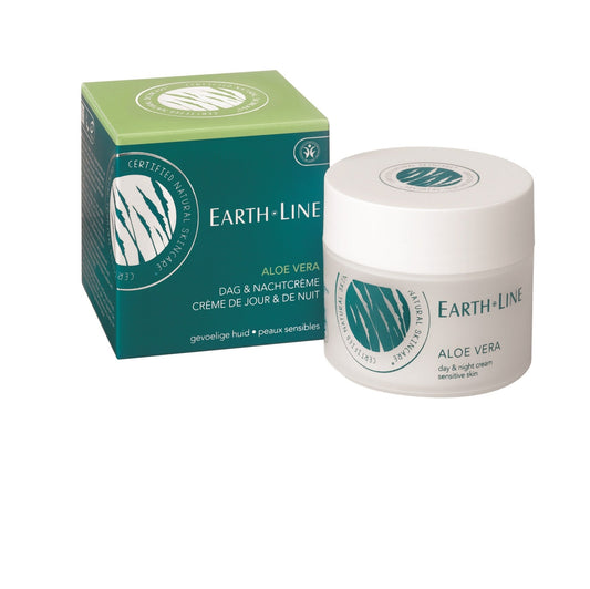 Earth Line Aloe vera dag/nachtcreme 50 Milliliter - DrogistWereld