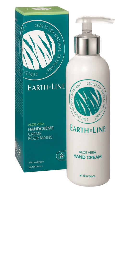 Earth Line Aloe vera handcreme pomp 200 Milliliter - DrogistWereld