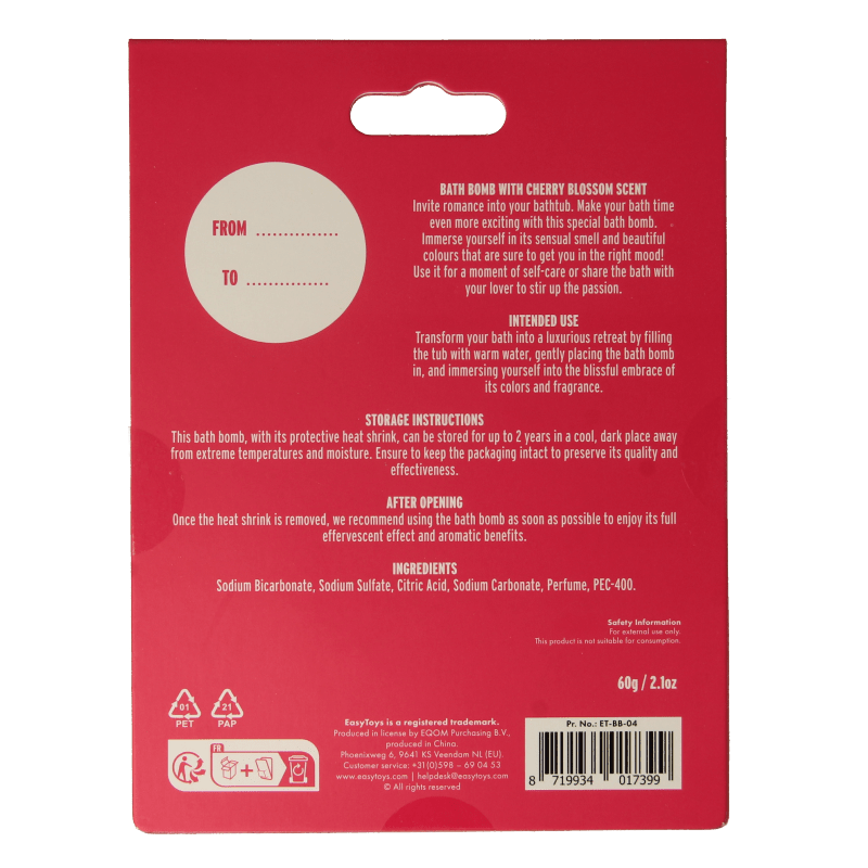 EasyToys Badbruisbal I love you 1 Stuks - DrogistWereld