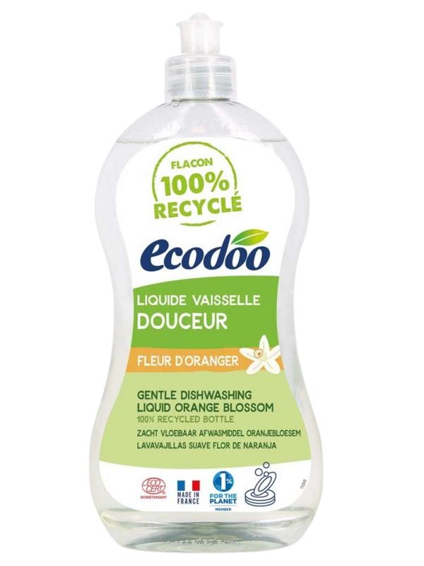 Ecodoo Afwasmiddel vloeibaar zacht oranjebloesem eco 500 Milliliter - DrogistWereld