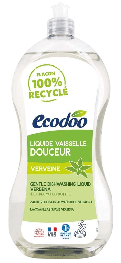 Ecodoo Afwasmiddel vloeibaar zacht verbena bio 1 Liter - DrogistWereld