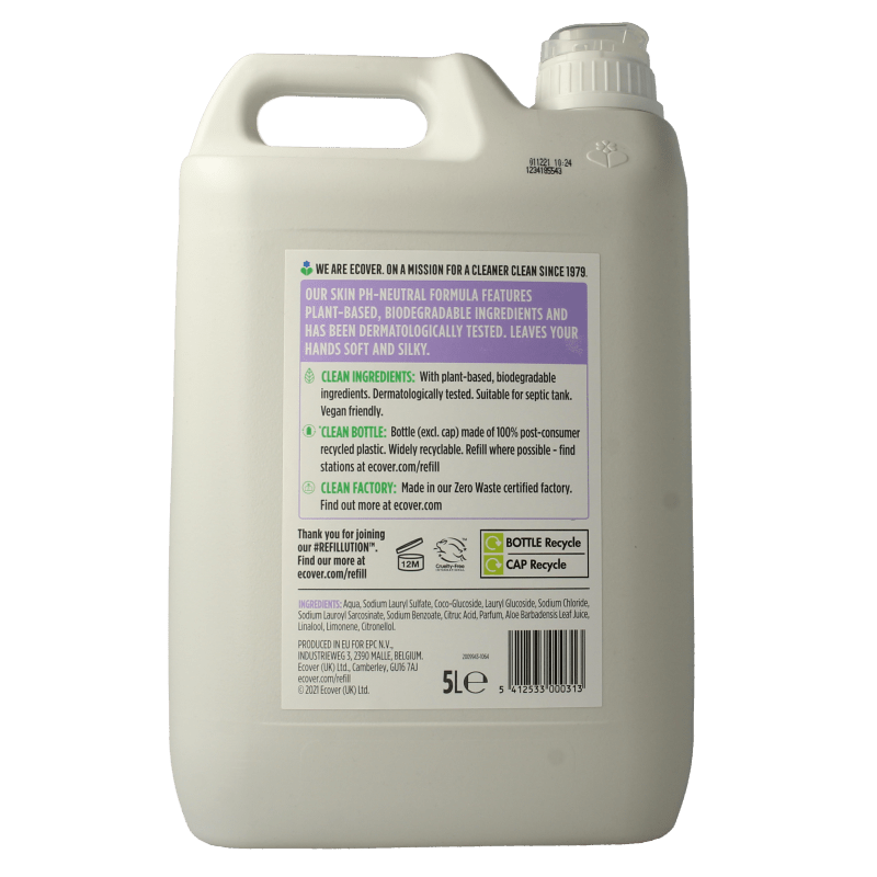 Ecover Handzeep lavendel & aloe vera 5 Liter - DrogistWereld