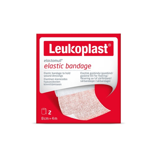Elastomull Elastische bandage 4m x 8cm 2 Rol - DrogistWereld