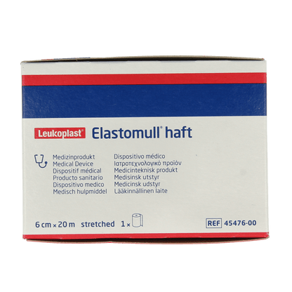 Elastomull Fixatiewindsel haft 20m x 6cm 45476 beige/wit 1 Stuks - DrogistWereld