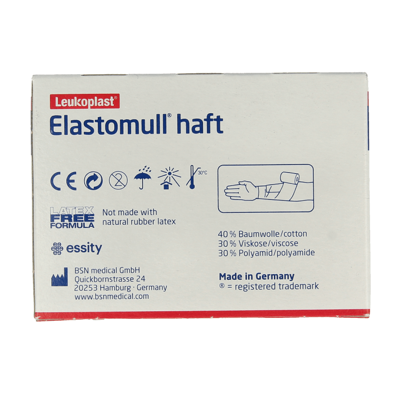 Elastomull Fixatiewindsel haft 20m x 6cm 45476 beige/wit 1 Stuks - DrogistWereld