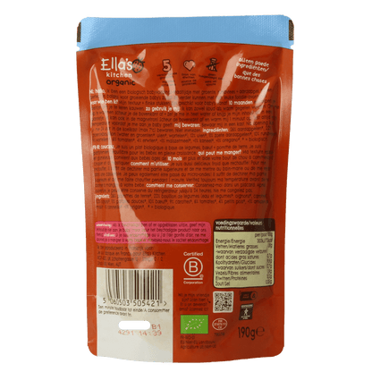 Ella's Kitchen Ovenschotel met rundvlees en kaneel 10+ mnd bio 190 Gram - DrogistWereld