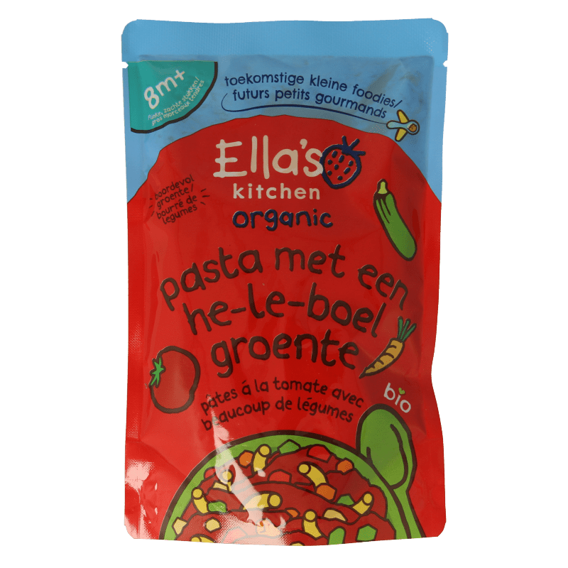 Ella's Kitchen Pasta heleboel groente 8+ maanden bio 190 Gram - DrogistWereld
