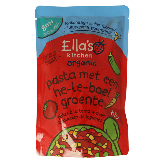 Ella's Kitchen Pasta heleboel groente 8+ maanden bio 190 Gram - DrogistWereld