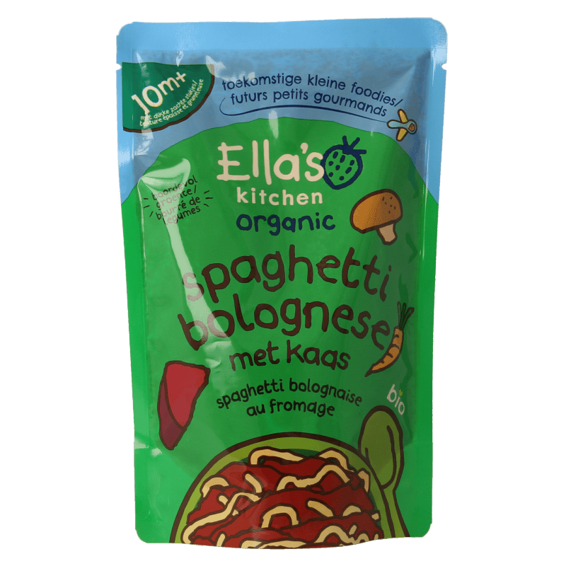 Ella's Kitchen Spaghetti bolognese met kaas 10+ maanden bio 190 Gram - DrogistWereld