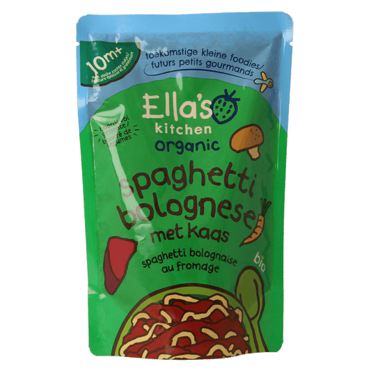 Ella's Kitchen Spaghetti bolognese met kaas 10+ maanden bio 190 Gram - DrogistWereld