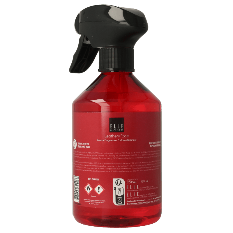 Elle Home Leathery rose interior spray 500 Milliliter - DrogistWereld