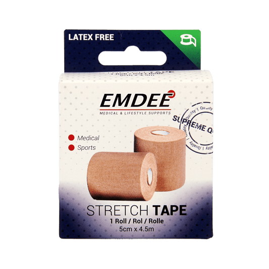 Emdee Easystretch tape 5cm x 4.5m 1 Stuks - DrogistWereld