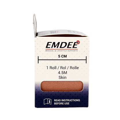 Emdee Easystretch tape 5cm x 4.5m 1 Stuks - DrogistWereld
