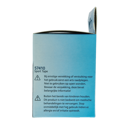 Emdee Sport tape 3.8cm x 10m wit 1 Stuks - DrogistWereld