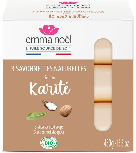 Emma Noel Sheabutter zeep 3 Stuks - DrogistWereld