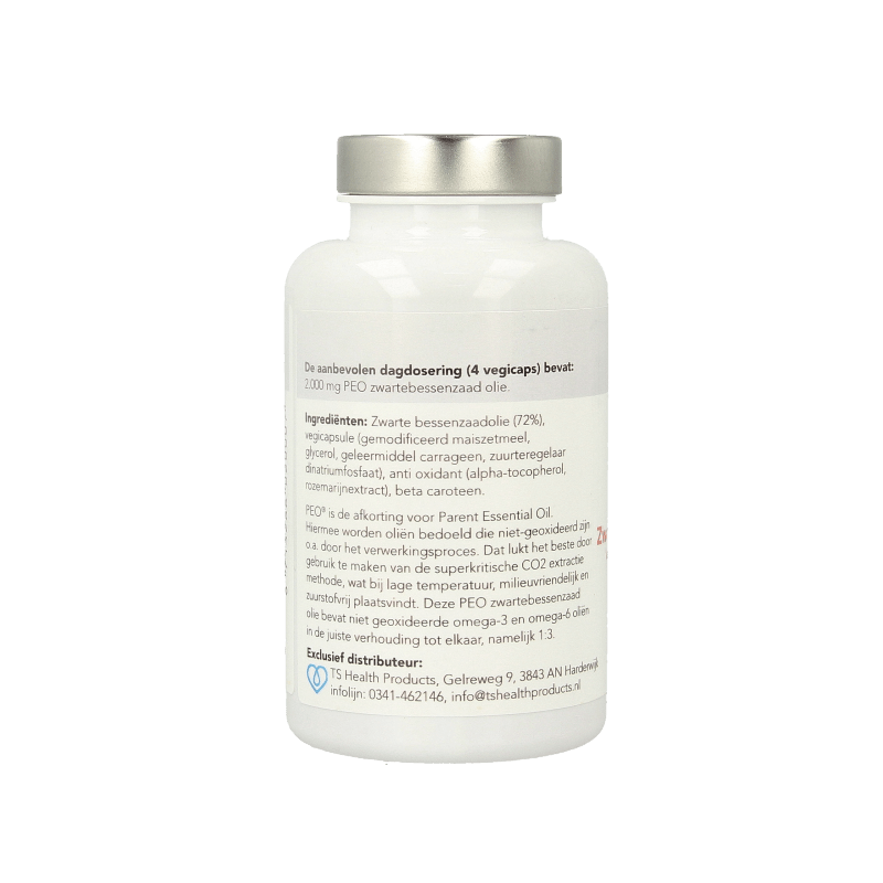 Epigenar Zwarte bessenzaadolie (parent oil) 120 Vegetarische capsules - DrogistWereld