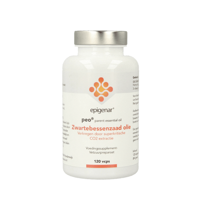 Epigenar Zwarte bessenzaadolie (parent oil) 120 Vegetarische capsules - DrogistWereld