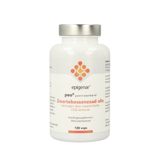 Epigenar Zwarte bessenzaadolie (parent oil) 120 Vegetarische capsules - DrogistWereld