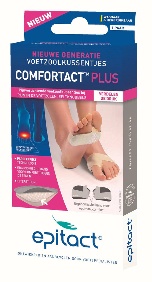 Epitact Voetzoolkussentjes comfort maat 39/41 2 Stuks - DrogistWereld