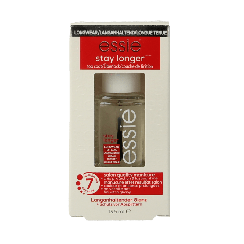 Essie Care top coat stay longer 13.5 Milliliter - DrogistWereld