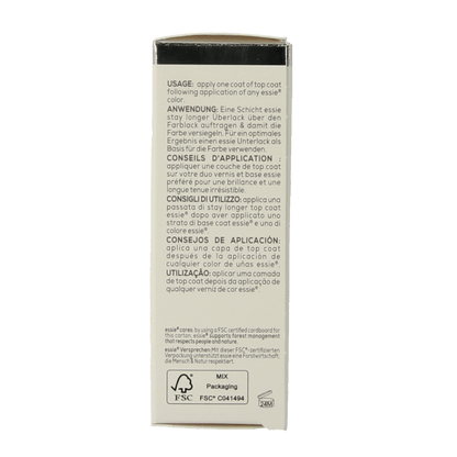 Essie Care top coat stay longer 13.5 Milliliter - DrogistWereld
