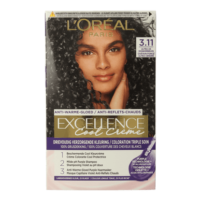Excellence Cool creme 3.11 ultra as donkerbruin 1 Set - DrogistWereld