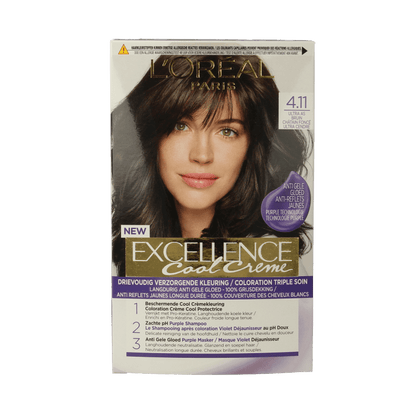 Excellence Cool creme 4.11 ultra asbruin 1 Stuks - DrogistWereld