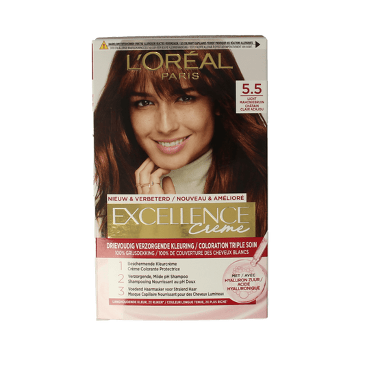 Excellence Excellence 5.5 licht mahoniebruin 1 Set - DrogistWereld