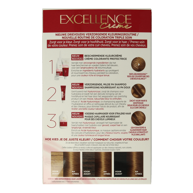 Excellence Excellence 6.3 Donker goudblond 1 Set - DrogistWereld