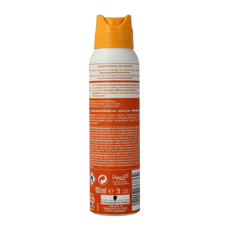 FA Deodorant spray empowering moments 150 Milliliter - DrogistWereld