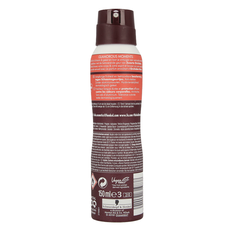 FA Deodorant spray glamorous moments 150 Milliliter - DrogistWereld