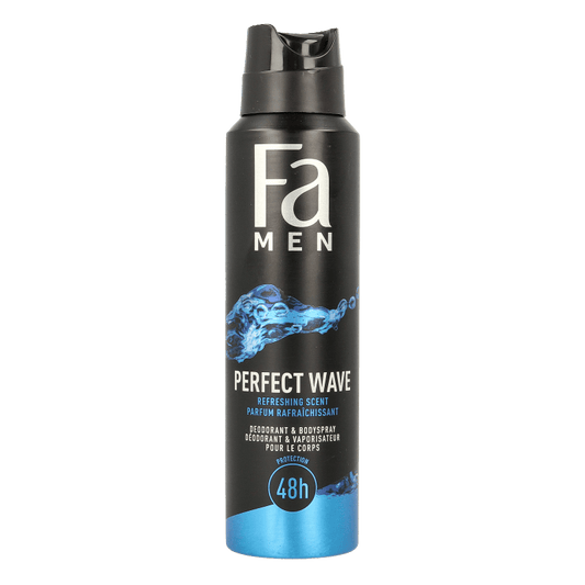 FA Deodorant spray men perfect wave 150 Milliliter - DrogistWereld
