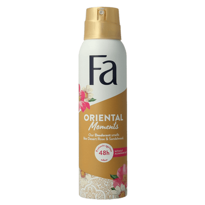 FA Deodorant spray oriental moments 150 Milliliter - DrogistWereld