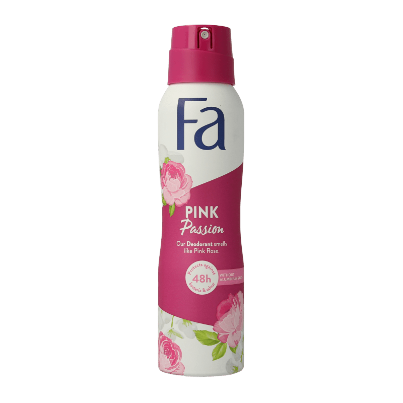 FA Deodorant spray pink passion 150 Milliliter - DrogistWereld