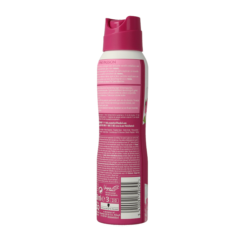 FA Deodorant spray pink passion 150 Milliliter - DrogistWereld