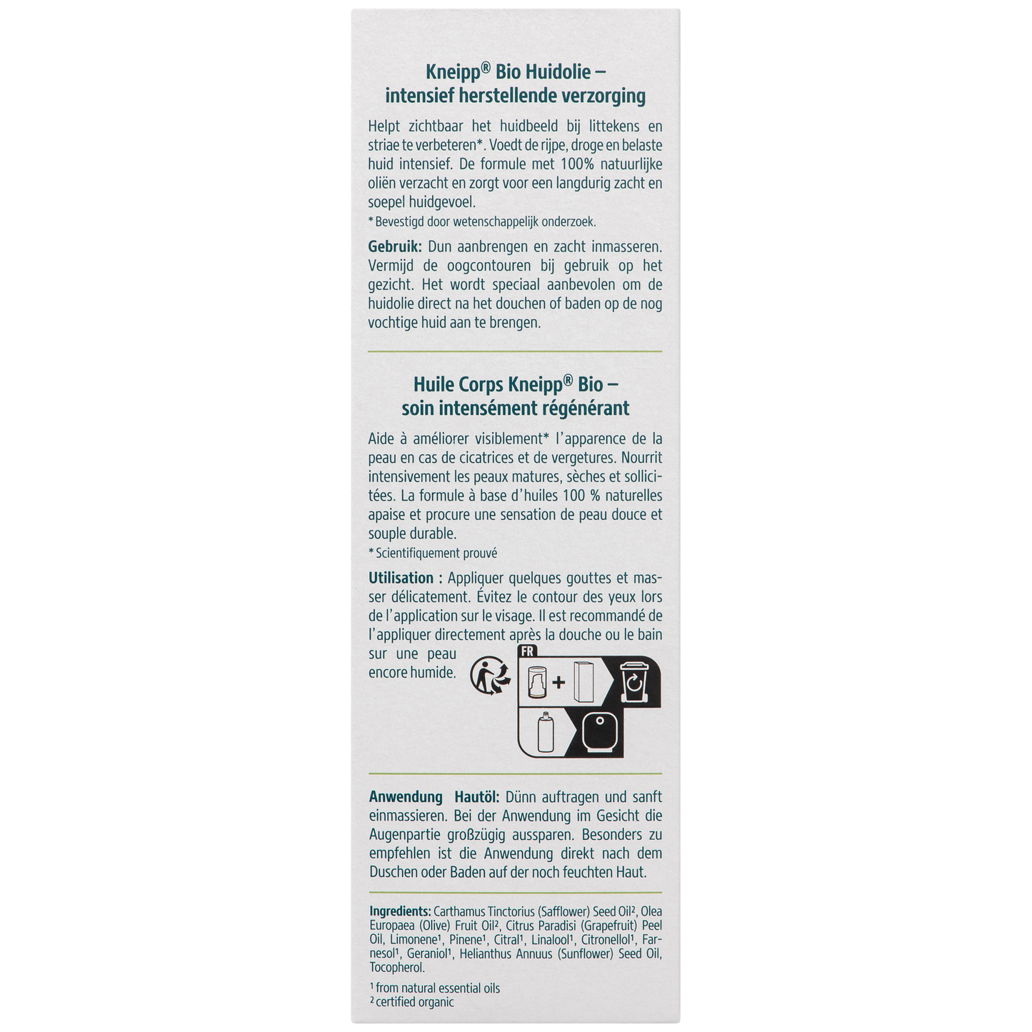 Kneipp Huidolie Bio 100.00 Milliliter