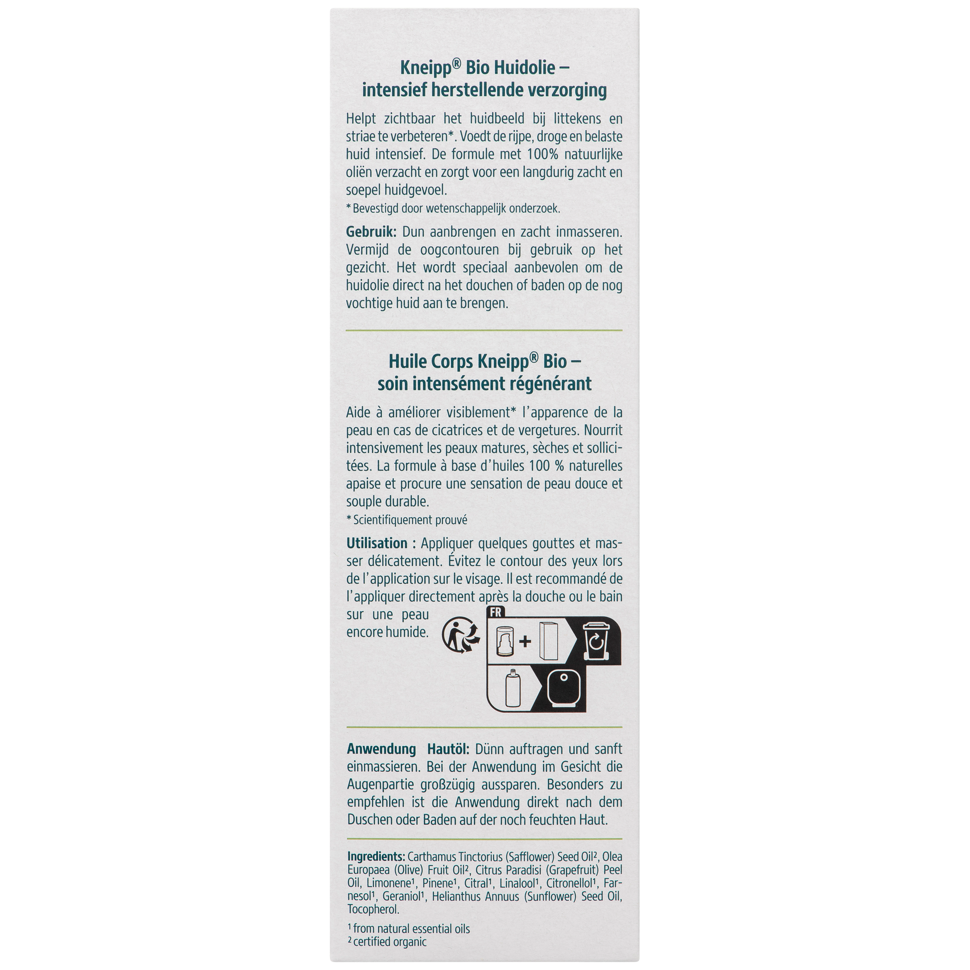 Kneipp Huidolie Bio 100.00 Milliliter